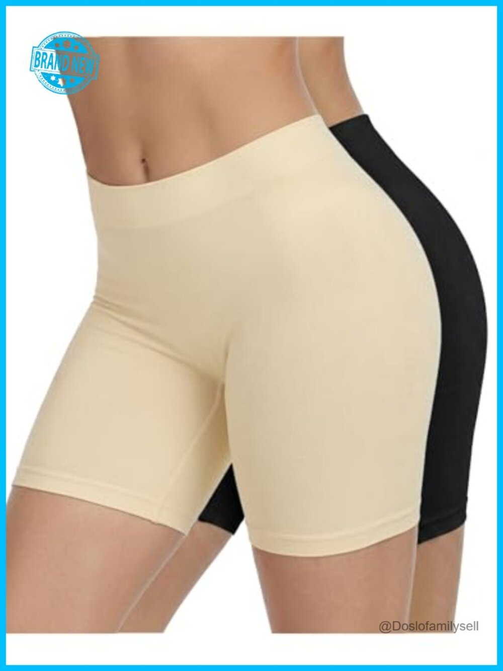 Seamless Slip Shorts Under Dresses Anti Chafing Biker Shorts